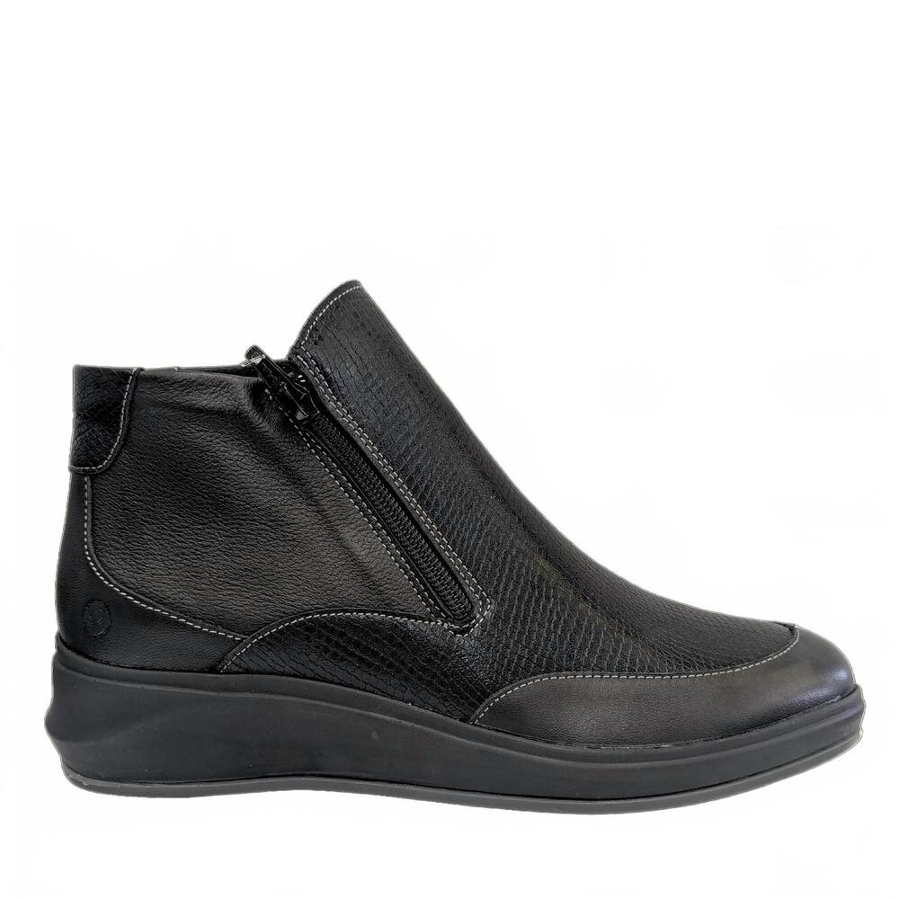 NEW SUAVE women's fenix zip up boots in black